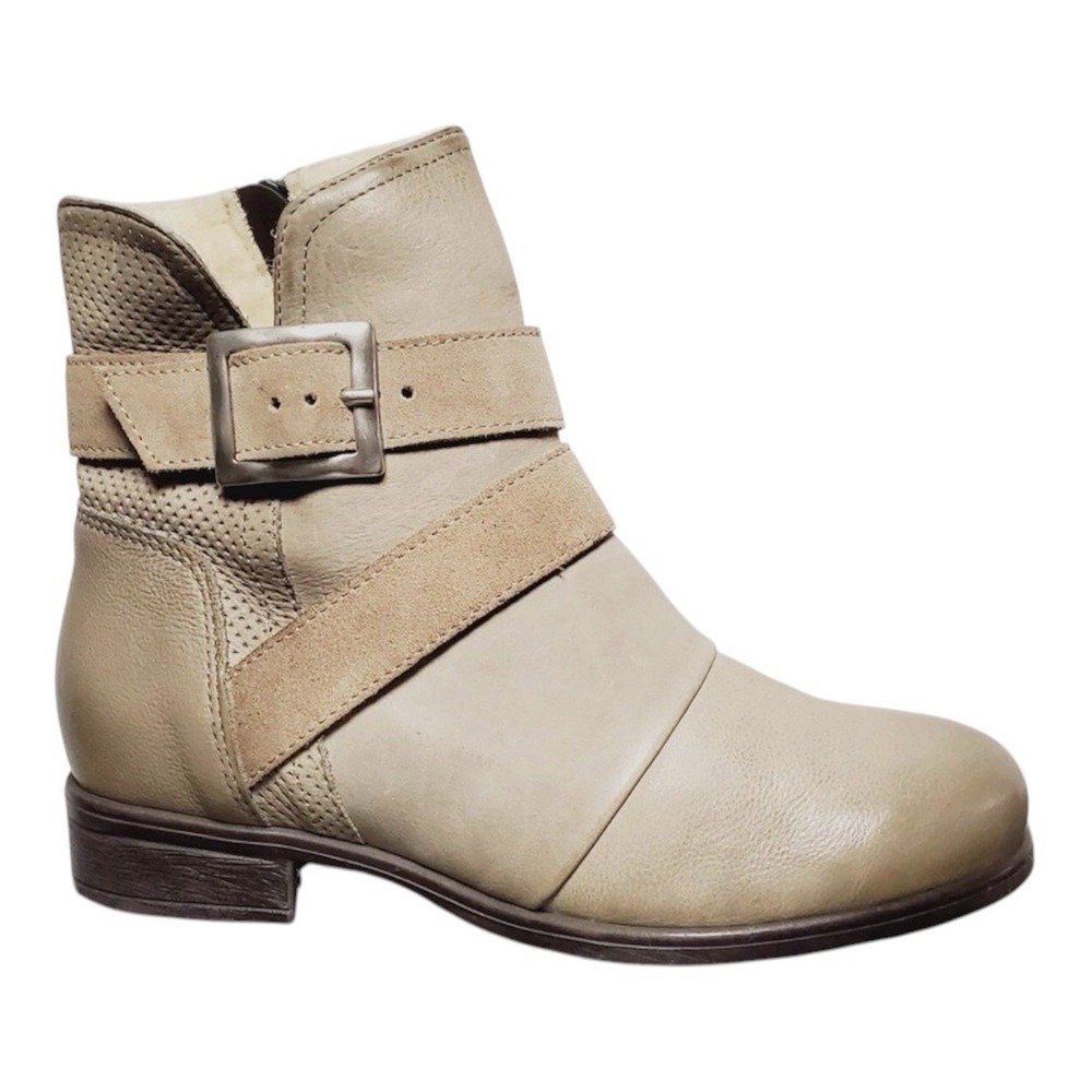 Miz Mooz ankle boots Dawsen Ash Size 42 US 10.5-11 Buckle